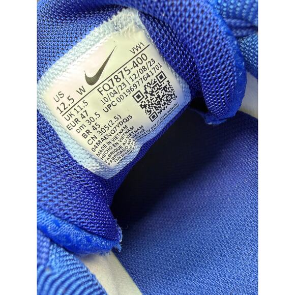 Nike Free Golf White Royal Blue Mens Size 12.5 Wide Sneaker Shoes FQ7875-400 NEW main image 9